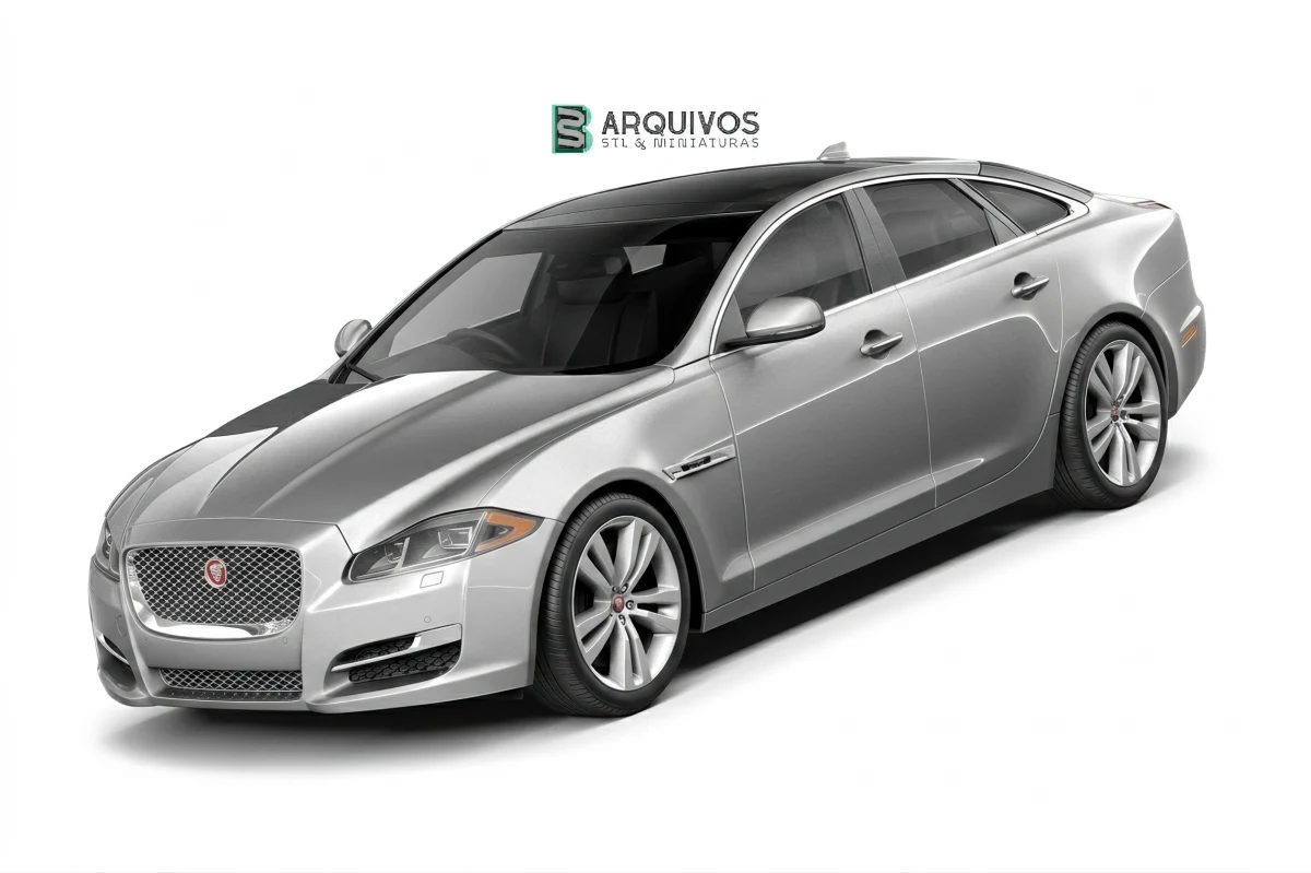 Modelo 3D STL - Jaguar XJ 2016 — foto 4